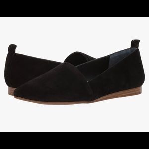 Lucky Brand flats style “LK-BEECHMER”.  Black suede shoes. Never worn.